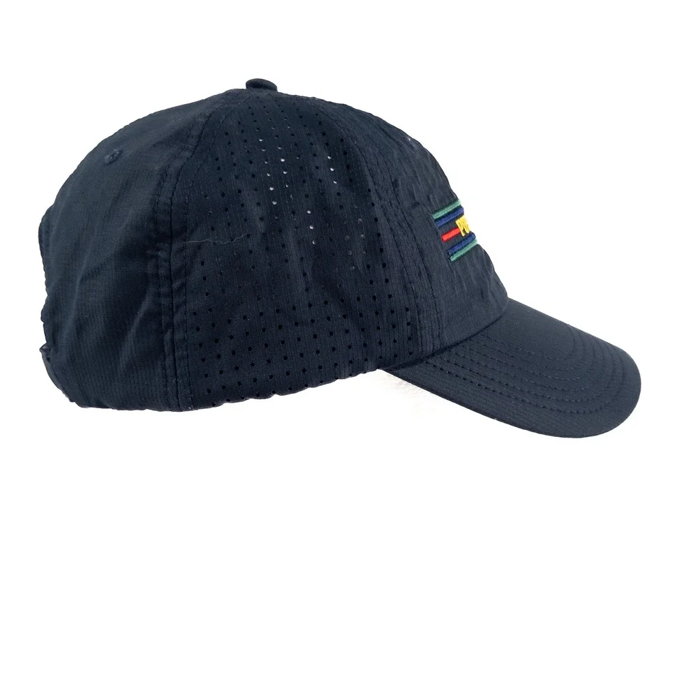 FITCAP Puerto Vallarta Navy Blue Embroidered Baseball Cap One Size Strap Back